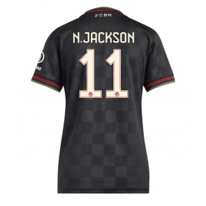 Lacne Ženy Futbalové dres Bayern Munich Nicolas Jackson #11 2025-26 Krátky Rukáv - Tretina